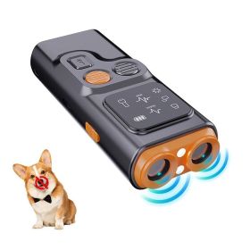 Dog Barking Control Training Devices Deterrent with LED Flashlight (type: Style A, Color: Black)