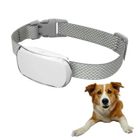 Adjustable Training Device Bark Collar for Large Medium and Small Dogs (type: Training Device, Color: White)