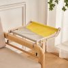 One-Step Cat Bed for Window sill & Bedside;Cat Window Perches ; Sliding Clamping Slot Adjustment Cat Hammock