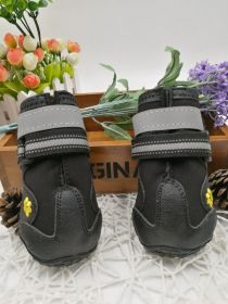 Pet shoes wear dog shoes (Option: black-6)
